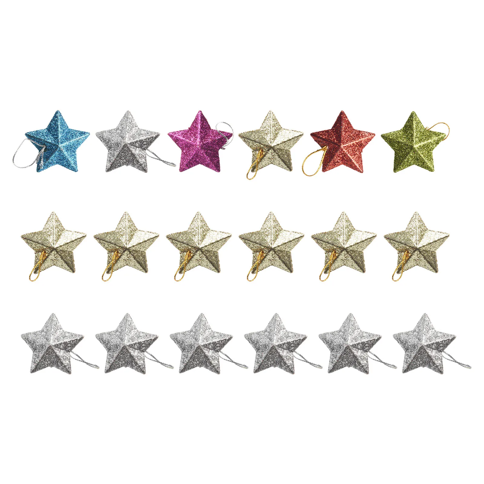6 Pcs Glitter Star Pendant Christmas Tree Hanging Ornament Craft 5cm Plastic For Birthday Party Home Decoration Accessories
6 Pcs Glitter Star Pendant Christmas Tree Hanging Ornament Craft 5cm Plastic For Birthday Party Home Decoration Accessories