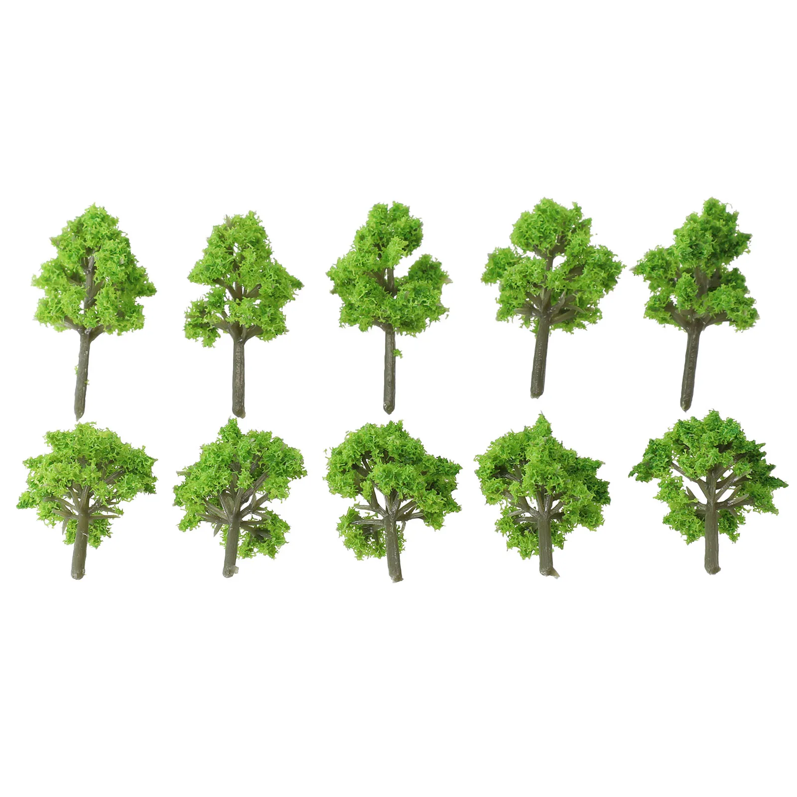 10pcs 4CM Plastic Resin Model Trees Building Sand Table Model Train Layout Micro Landscape Model Handmade DIY Accessories
10pcs 4CM Plastic Resin Model Trees Building Sand Table Model Train Layout Micro Landscape Model Handmade DIY Accessories