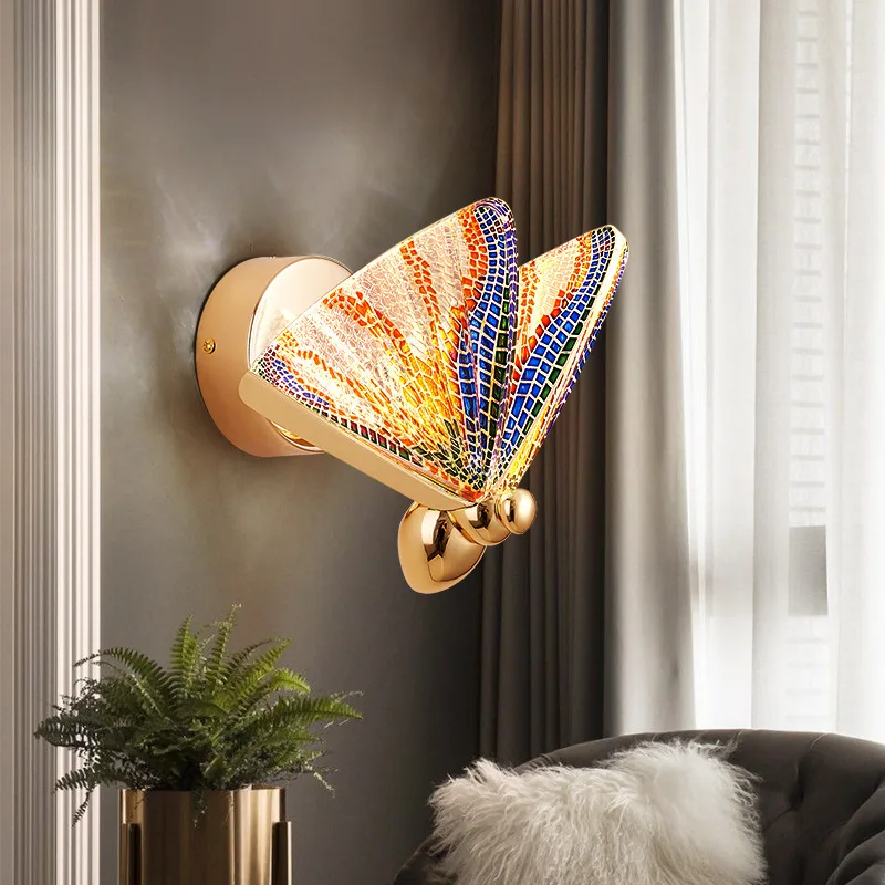 LED Wall Lamp Modern Creative Nordic Butterfly Wall Light Bedroom Living Room Bedside Staircase Corridor Aisle Lighting Fixture
LED Wall Lamp Modern Creative Nordic Butterfly Wall Light Bedroom Living Room Bedside Staircase Corridor Aisle Lighting Fixture