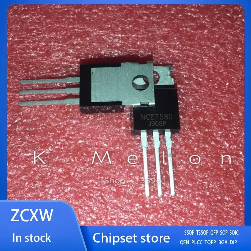 5 шт.-20 шт./лот NCE7580A NCE7580X NCE7580H NCE7580 TO-220 80A 75V MOSFET
5 шт.-20 шт./лот NCE7580A NCE7580X NCE7580H NCE7580 TO-220 80A 75V MOSFET