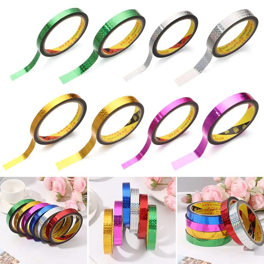 Stationery Kids Scrapbooking Tools Office Tapes Decorative Sticky Shiny Wrapping Tape Laser Tape Stickers
Stationery Kids Scrapbooking Tools Office Tapes Decorative Sticky Shiny Wrapping Tape Laser Tape Stickers