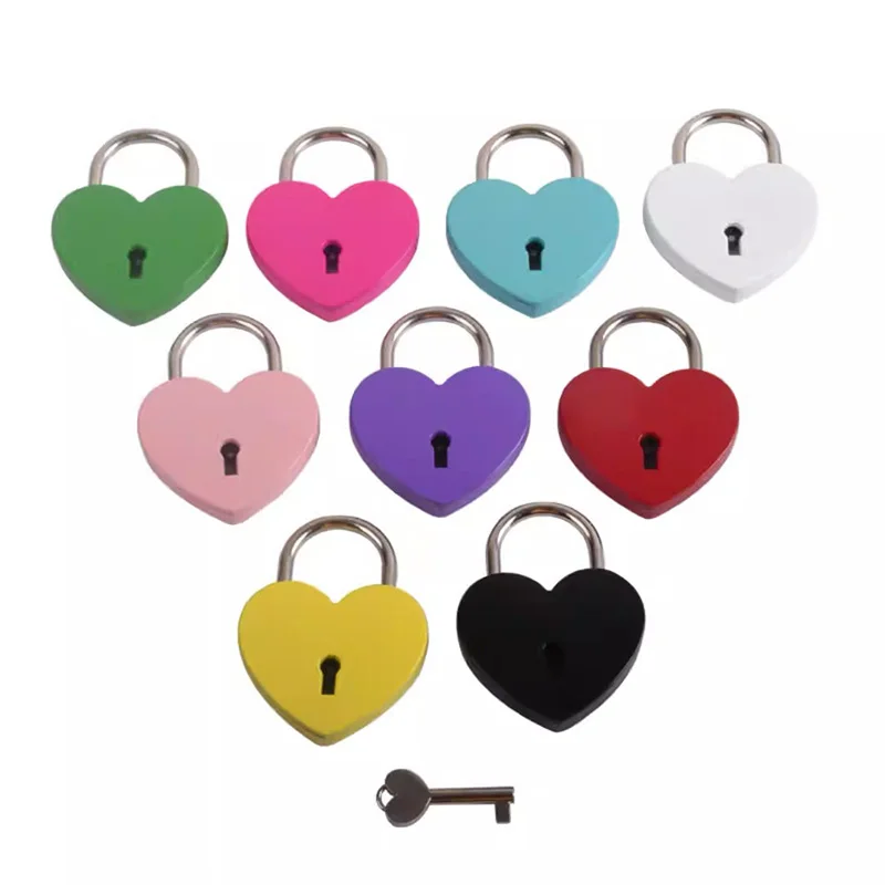 Vintage Carrying Case Heart Shaped Jewelry Box With Key Metal Padlock Diary Protector Travel Safety Tools Luggage Lock
Vintage Carrying Case Heart Shaped Jewelry Box With Key Metal Padlock Diary Protector Travel Safety Tools Luggage Lock