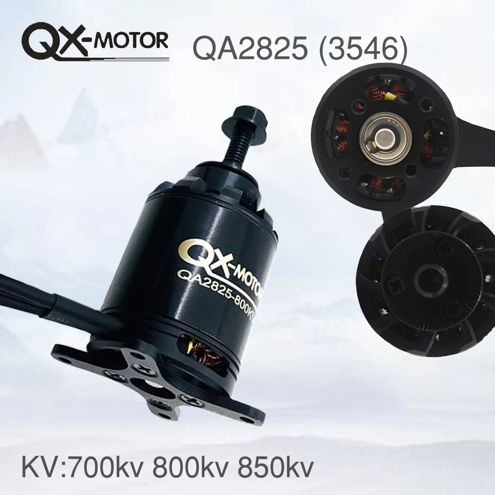 

QX-MOTOR QA2825 Brushless Motor 2820 CW CCW 4S 6S LIPO For Fixed Wing Plane RC Quadcopter