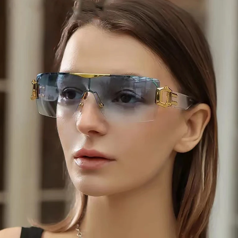 One Piece Square Sunglasses Women Men Luxury Brand Rimless Sun Glasses Y2k Eyewear Steampunk Sunglasses Lentes De Sol Mujer
One Piece Square Sunglasses Women Men Luxury Brand Rimless Sun Glasses Y2k Eyewear Steampunk Sunglasses Lentes De Sol Mujer