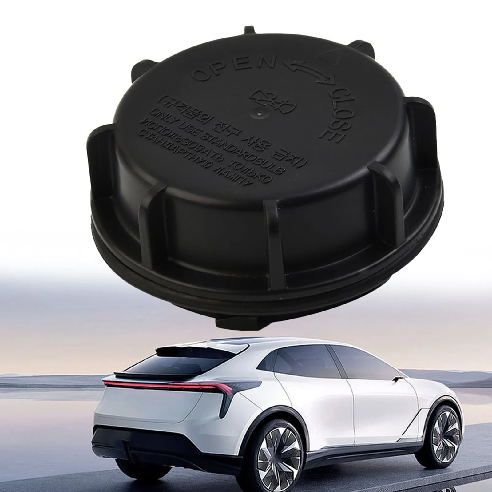 

1pc New Car Headlight Lamp Bulb Dust Cover Cap ABS Black #92140-3K000 For Kia For Hyundai For Sportage For Ceed Easy To Install