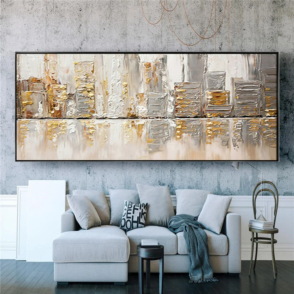 Top Selling Modern Oil Painting City Building Mural Artwork 100% Hand-Painted Canvas Paintings Wall Art Pictures For Home Decor
Top Selling Modern Oil Painting City Building Mural Artwork 100% Hand-Painted Canvas Paintings Wall Art Pictures For Home Decor