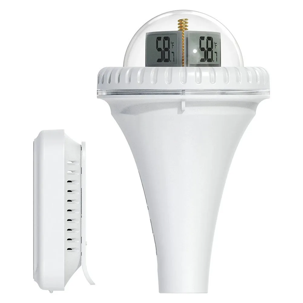 Wireless Floating Digital Pool Thermometer Solar Powered Outdoor Pool Thermometer Waterproof LCD Display Digital Thermometer
Wireless Floating Digital Pool Thermometer Solar Powered Outdoor Pool Thermometer Waterproof LCD Display Digital Thermometer