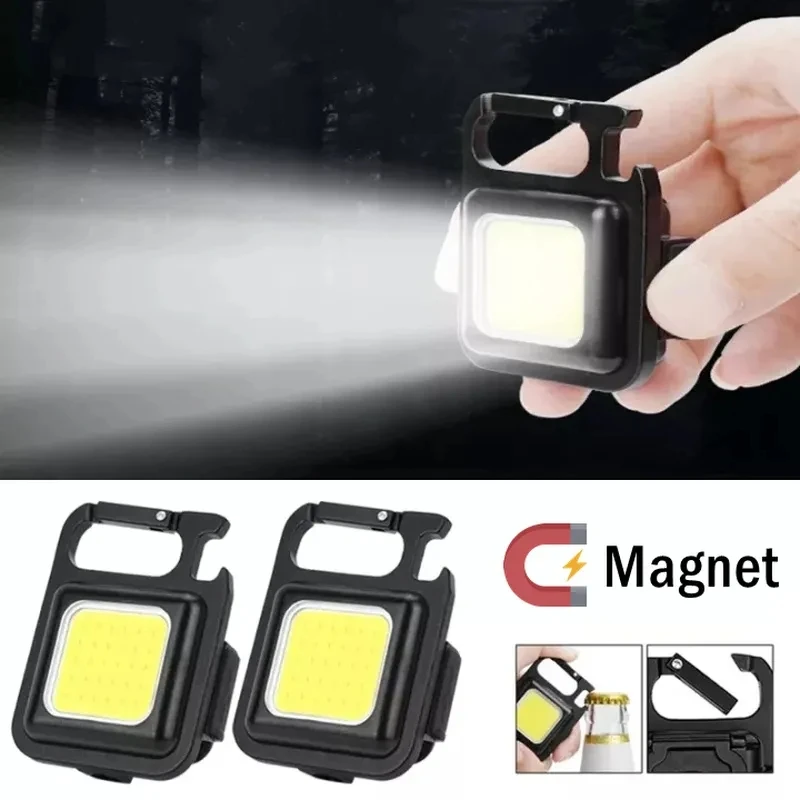 Portable Keychain Flashlight USB Rechargeable Battery Lamp 10PCS Outdoor Camping Fishing COB Flash Light Waterproof Night Light
Portable Keychain Flashlight USB Rechargeable Battery Lamp 10PCS Outdoor Camping Fishing COB Flash Light Waterproof Night Light