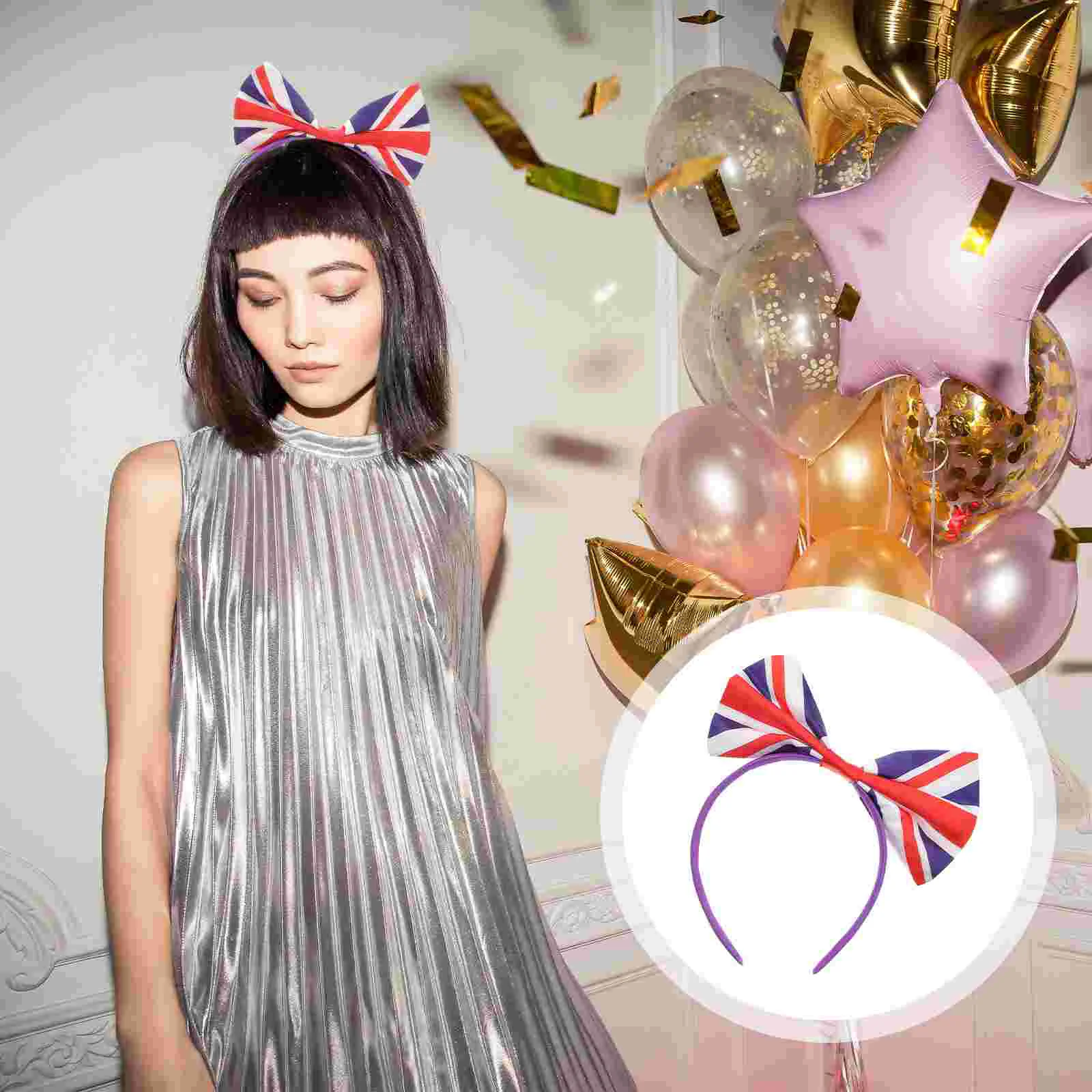 UK Flag Bow Headband 3pcs Large Bow Hairband England Flag Pattern Headbands Big Bow Hair for UK Festival National Day Headwear
UK Flag Bow Headband 3pcs Large Bow Hairband England Flag Pattern Headbands Big Bow Hair for UK Festival National Day Headwear
