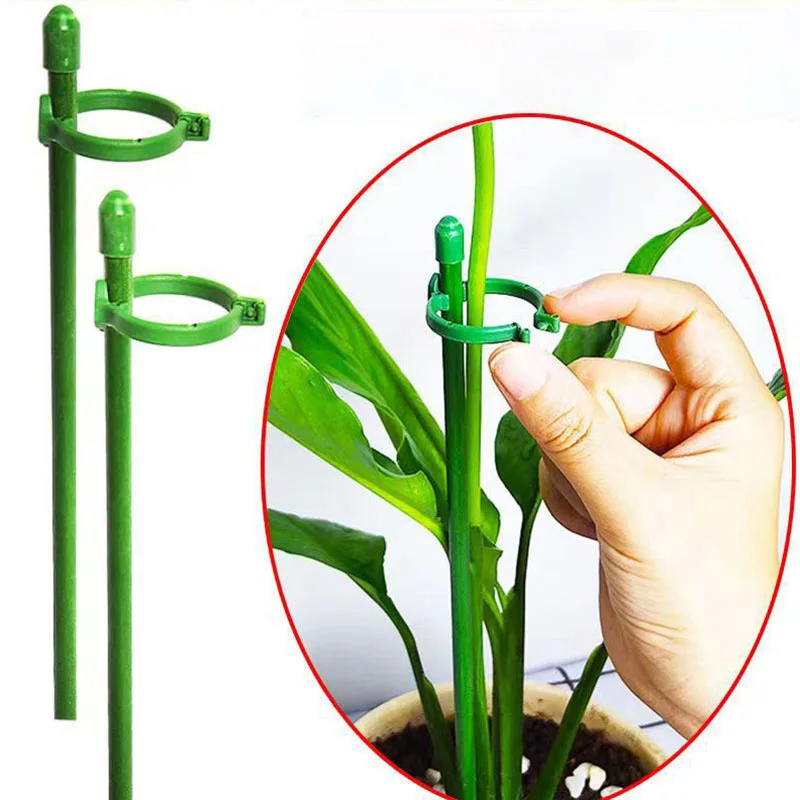 

5/10pcs plant Flower Potted Support stand Holder Stake Stander Fixing Tool Gardening Supplies Shrub for Orchid Bonsai Daisy K5