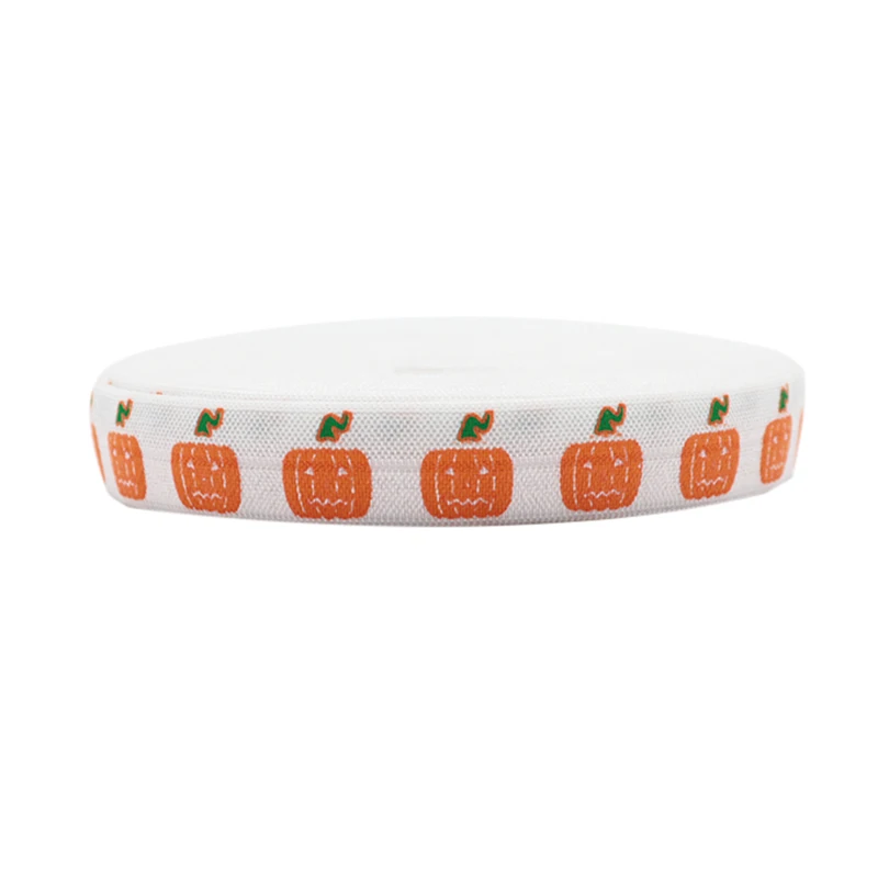 Wholesale 5/8" 15mm Halloween Pumpkin Printed FOE Fold Over Elastic Ribbon 50Yards
Wholesale 5/8" 15mm Halloween Pumpkin Printed FOE Fold Over Elastic Ribbon 50Yards
