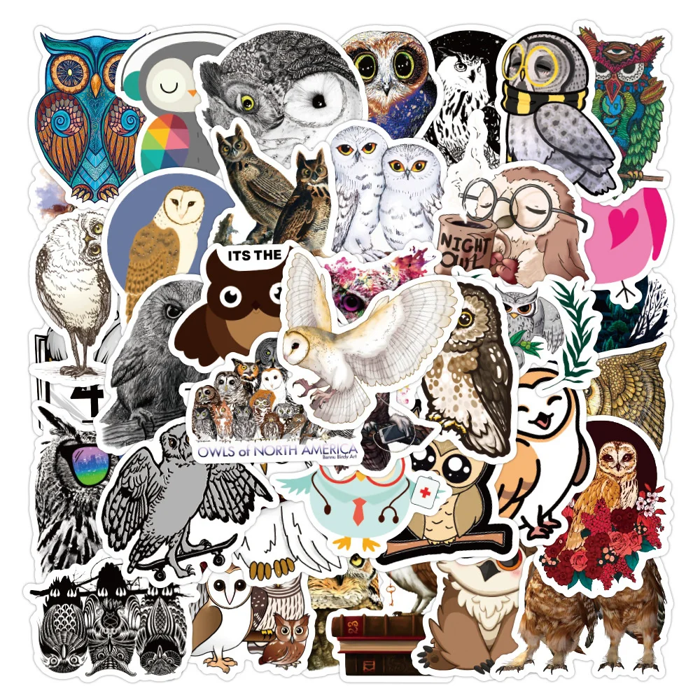 10/30/50PCS New DIY Owl Animal Cartoon Personality Creative Computer Luggage Table Chair Decoration Waterproof Sticker Wholesale
10/30/50PCS New DIY Owl Animal Cartoon Personality Creative Computer Luggage Table Chair Decoration Waterproof Sticker Wholesale
