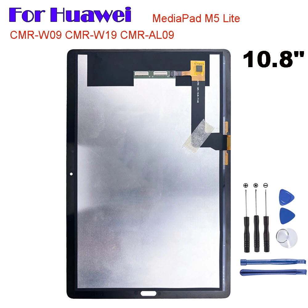 

For Huawei MediaPad M5 PRO 10.8 CMR-AL09 CMR-W09 10.8" LCD Display Panel with Touch Screen Digitizer Sensor 2560x1600 TFT IPS