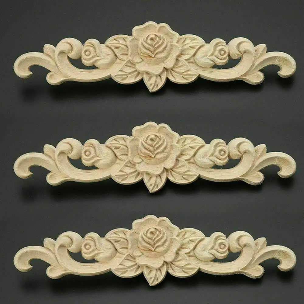 20X5cm Wooden Carved Applique Furniture Unpainted Mouldings Decal Onlay Room Decor Wooden Furniture Decor Accessories
20X5cm Wooden Carved Applique Furniture Unpainted Mouldings Decal Onlay Room Decor Wooden Furniture Decor Accessories