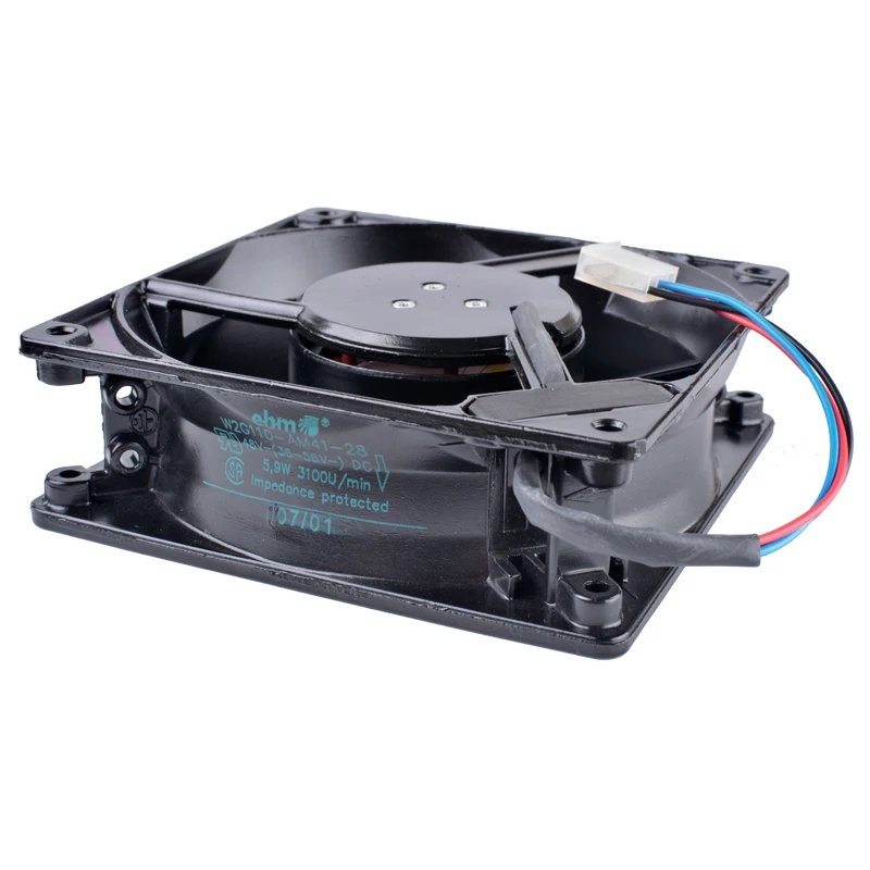 COOLING REVOLUTION W2G110-AM41-28 12cm 12038 48V 56V 5.9W Double ball bearing high air volume all-metal high temperature fan
COOLING REVOLUTION W2G110-AM41-28 12cm 12038 48V 56V 5.9W Double ball bearing high air volume all-metal high temperature fan