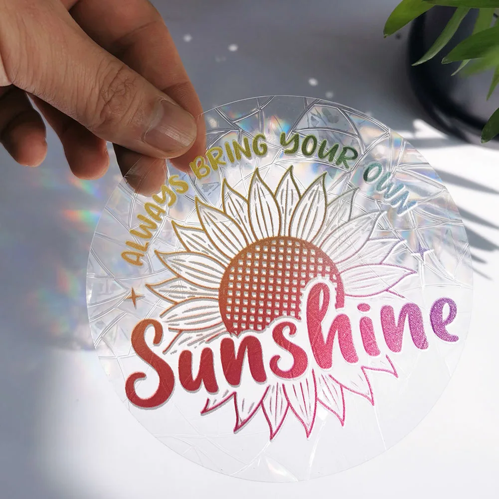 PVC Sun Catcher Multi-Style Wall Stickers Rainbow Visual Glass Sticker Bedroom Home Decoration Static Cling 1pc
PVC Sun Catcher Multi-Style Wall Stickers Rainbow Visual Glass Sticker Bedroom Home Decoration Static Cling 1pc