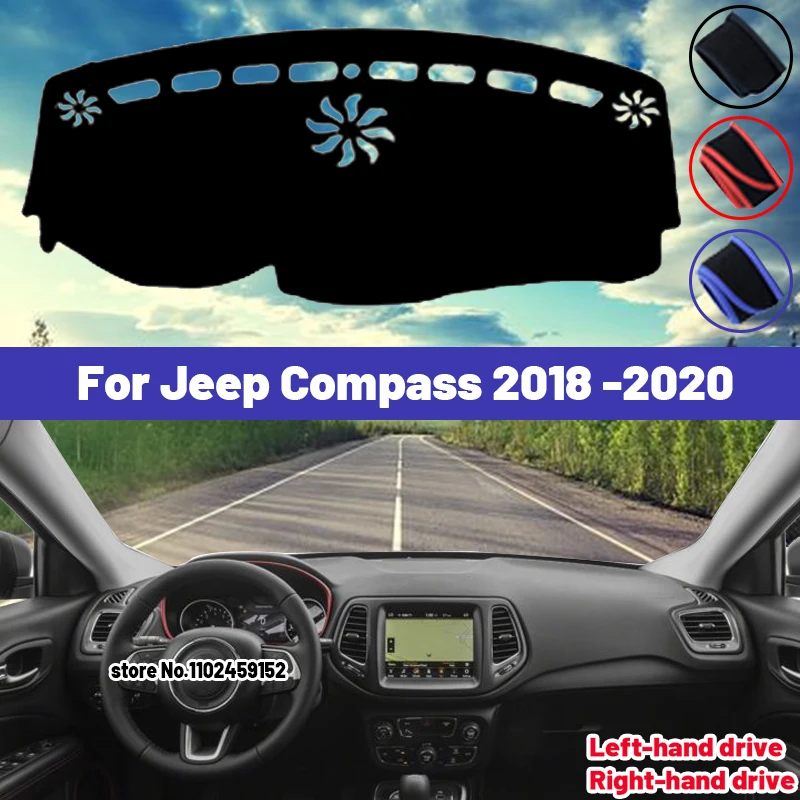 Высококачественный коврик для приборной панели автомобиля Jeep Compass 2018 2019 2020, солнцезащитный козырек, избегайте светильник Pad, ковры, анти-УФ интерьер
Высококачественный коврик для приборной панели автомобиля Jeep Compass 2018 2019 2020, солнцезащитный козырек, избегайте светильник Pad, ковры, анти-УФ интерьер