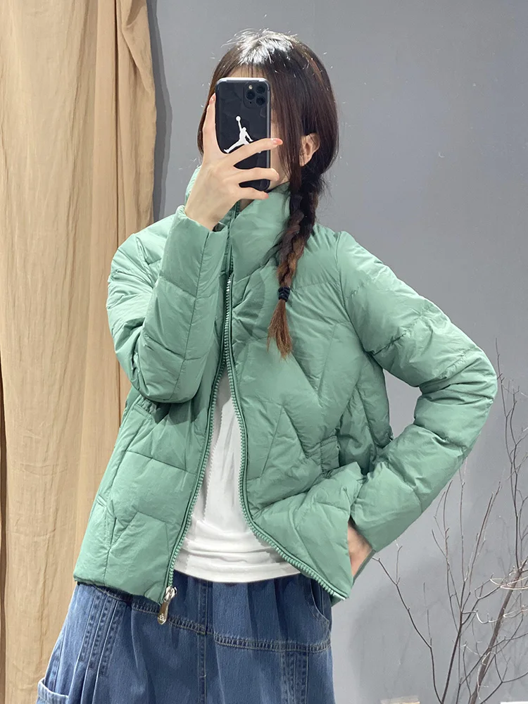 Winter Down Coat Women Ultra Light White Duck Down Jackets Ladies Thin Warm Casual Jackets Autumn Slim Pocket Basic Parkas
Winter Down Coat Women Ultra Light White Duck Down Jackets Ladies Thin Warm Casual Jackets Autumn Slim Pocket Basic Parkas