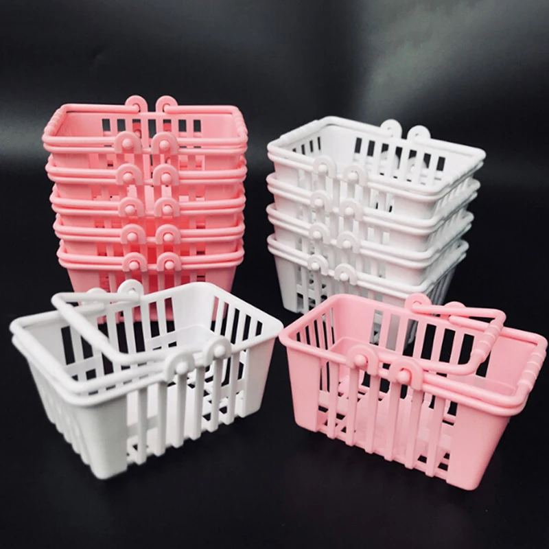 Dollhouse Miniature Plastic Shopping Basket Home Pretend Play Toys For 1:12 1:6 Dollhouse Furniture Accessories
Dollhouse Miniature Plastic Shopping Basket Home Pretend Play Toys For 1:12 1:6 Dollhouse Furniture Accessories