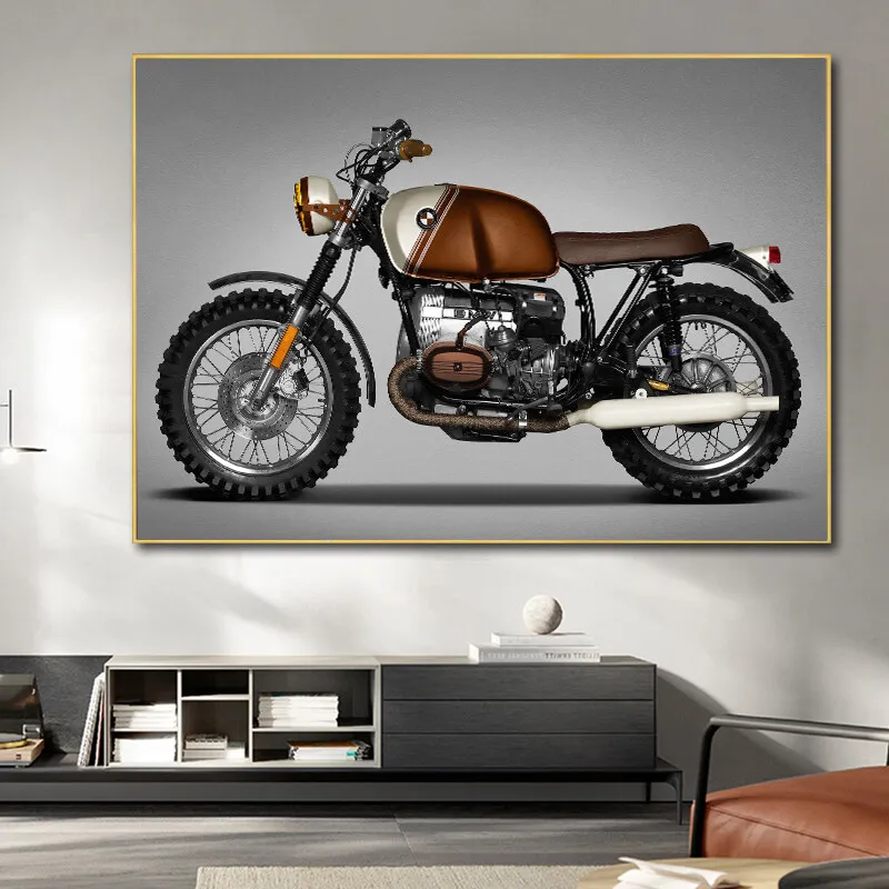

Classic Motorcycle Car Mural No Framed Posters Wall Art Pictures Print Canvas Paintings for Living Room Decoration Home Decor