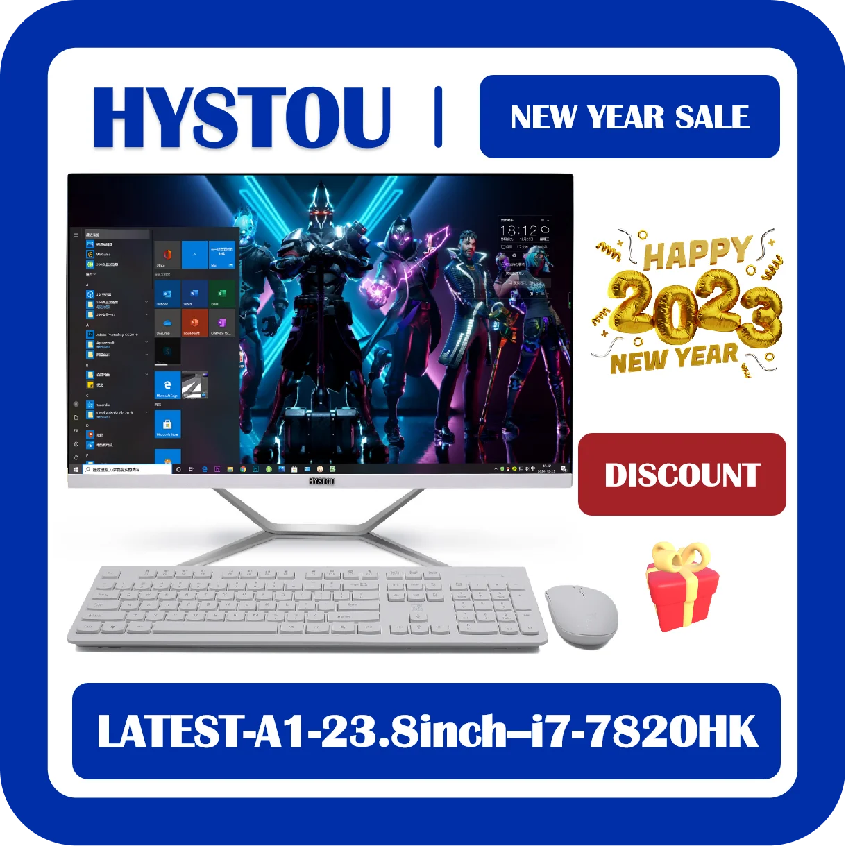 Hystou Hot Sale Intel Core i7-9700F Processor Windows 10 Pro 8K 4K Ultra HD 16G 512G All-in-One Desktop PC
Hystou Hot Sale Intel Core i7-9700F Processor Windows 10 Pro 8K 4K Ultra HD 16G 512G All-in-One Desktop PC