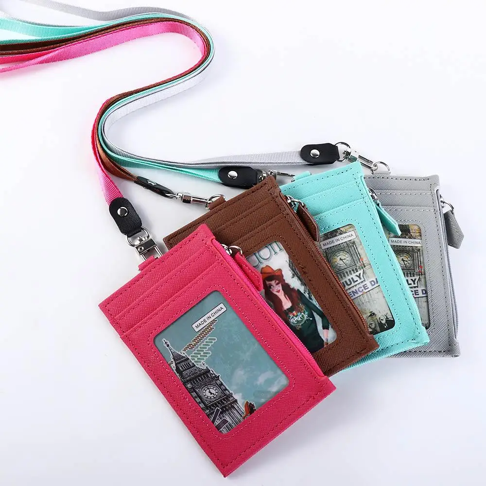 Women Student Business Office School Supplies Neck Strap ID Card Holder with Lanyard Coin Purse Bus Cards Cover Badge Holder
Women Student Business Office School Supplies Neck Strap ID Card Holder with Lanyard Coin Purse Bus Cards Cover Badge Holder