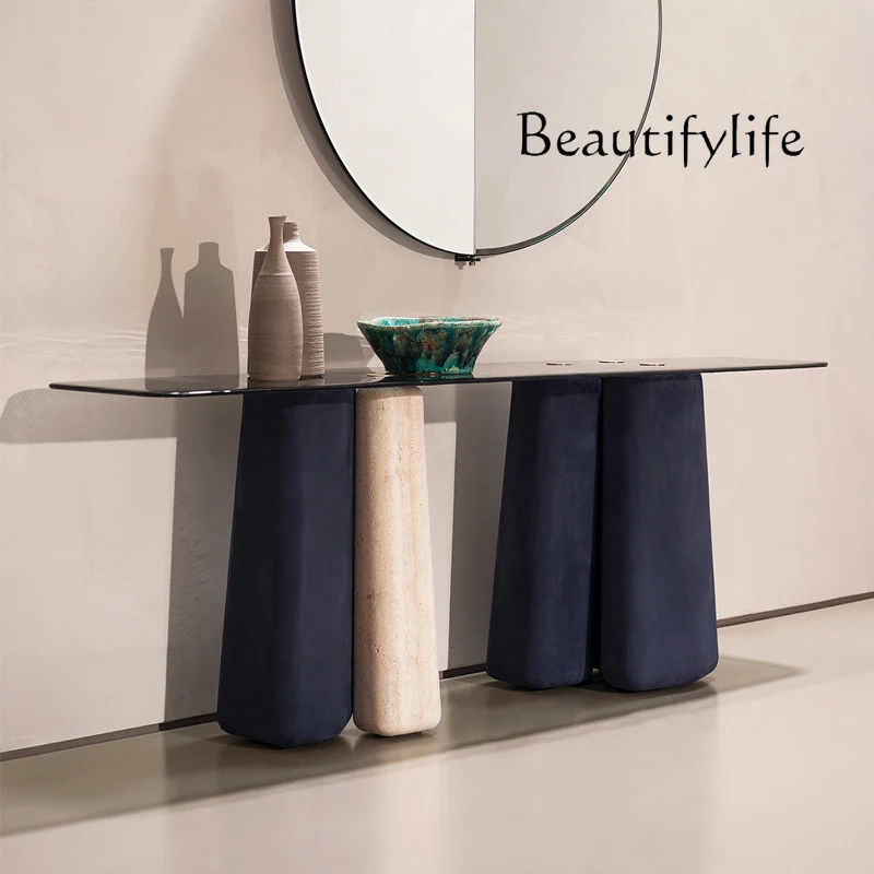 Italian Minimalist Console Tables Home Simple Decoration Side View Pcs against the Wall
Italian Minimalist Console Tables Home Simple Decoration Side View Pcs against the Wall