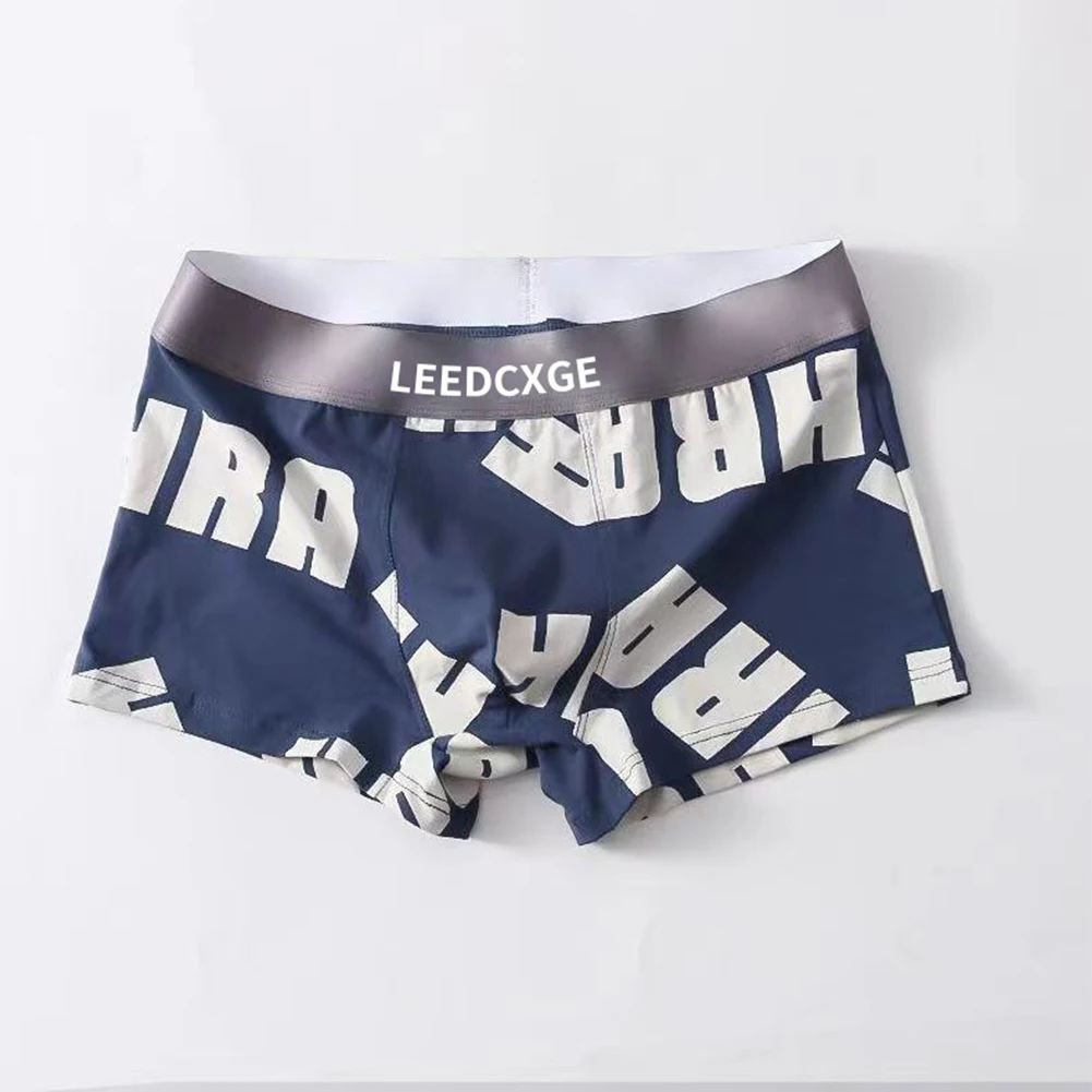 Men Printing Boxer Briefs Ice Silk Underwear Man Bulge Pouch Underpants Elastic Waist Panties Boxer Trunks Shorts
Men Printing Boxer Briefs Ice Silk Underwear Man Bulge Pouch Underpants Elastic Waist Panties Boxer Trunks Shorts