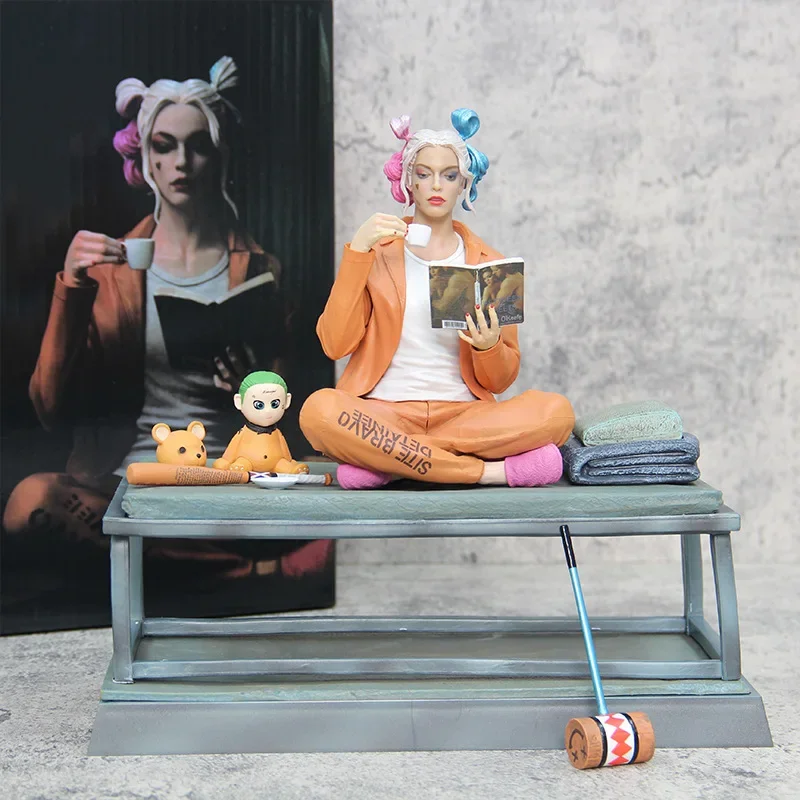 Harley Quinn Suicide Squad Figures Toy Women Joker Prison Sitting posture Model Figurines Doll Collectible Ornaments Gifts 25cm
Harley Quinn Suicide Squad Figures Toy Women Joker Prison Sitting posture Model Figurines Doll Collectible Ornaments Gifts 25cm