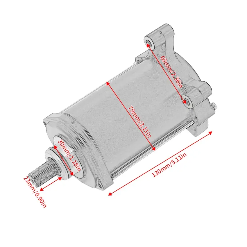 12418526230 Motorcycle Starter Motor for OEM 8526230-03 for R1200 R1250 Flange A for BMW R1200GS K50 for BMW R1200GS Adv K51 for
12418526230 Motorcycle Starter Motor for OEM 8526230-03 for R1200 R1250 Flange A for BMW R1200GS K50 for BMW R1200GS Adv K51 for