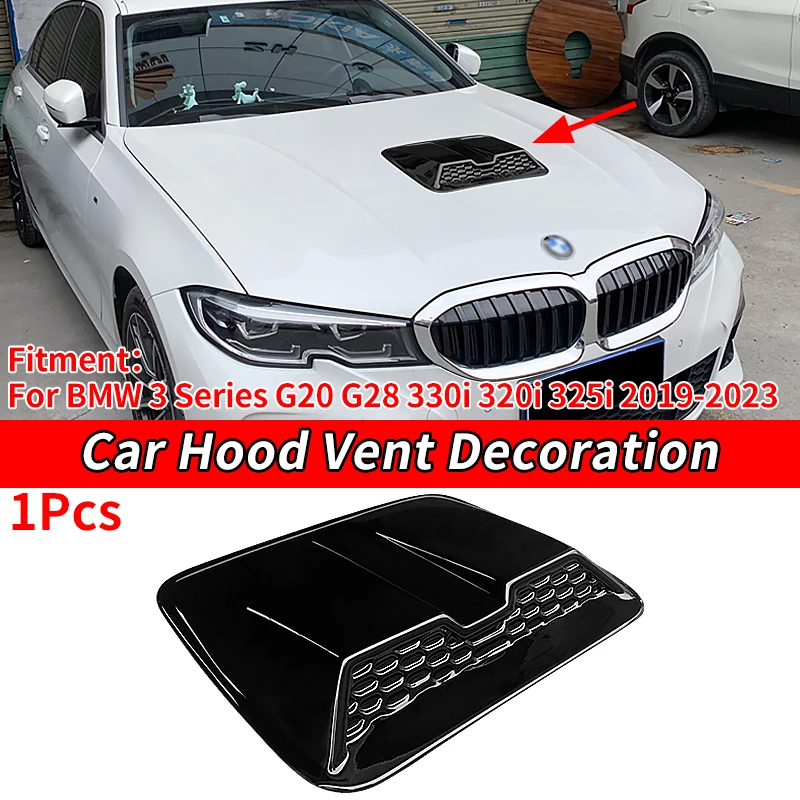 Car Decoration Bonnet Hood Scoop Air Intake Inlet Flow Vent Decor Accessories For BMW 3 Series G20 G28 330i 320i 325i 2019-2023
Car Decoration Bonnet Hood Scoop Air Intake Inlet Flow Vent Decor Accessories For BMW 3 Series G20 G28 330i 320i 325i 2019-2023