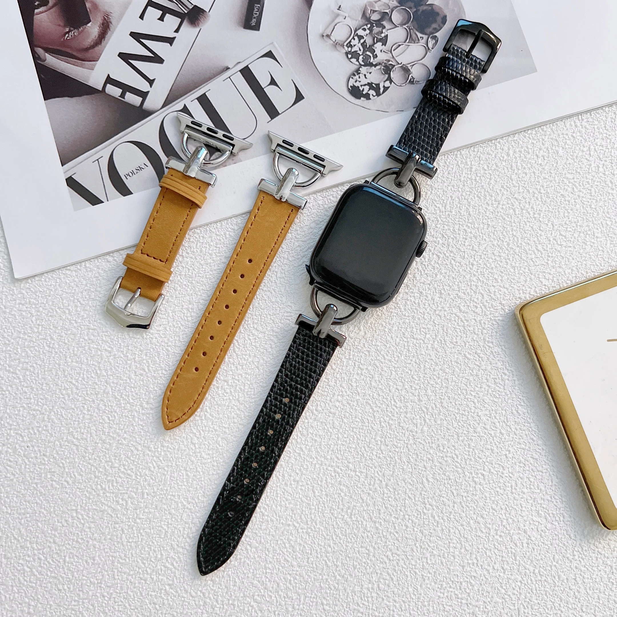 Leather+Metal Strap For Apple watch band 45mm 41mm 44mm 42mm 40mm 38mm Men/Women Bracelet Band For iWatch series 7 6 5 4 3 Belt
Leather+Metal Strap For Apple watch band 45mm 41mm 44mm 42mm 40mm 38mm Men/Women Bracelet Band For iWatch series 7 6 5 4 3 Belt
