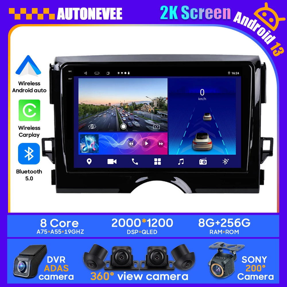 Android 13 For Toyota Mark X X130 2 II 2009 - 2019 Car Radio Stereo Unit Multimedia Player GPS Wireless Carplay Android Auto BT
Android 13 For Toyota Mark X X130 2 II 2009 - 2019 Car Radio Stereo Unit Multimedia Player GPS Wireless Carplay Android Auto BT