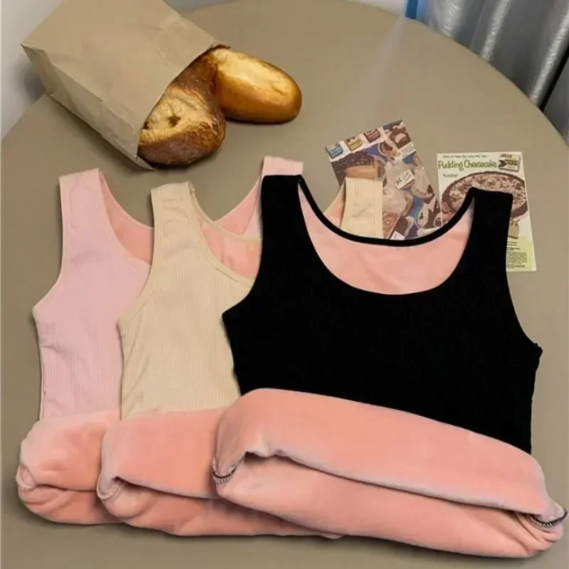 Thermal Shirt Undershirt Vest Velvet Plus Winter Seamless Top Sleeveless Female Underwear Women's Warm
Thermal Shirt Undershirt Vest Velvet Plus Winter Seamless Top Sleeveless Female Underwear Women's Warm