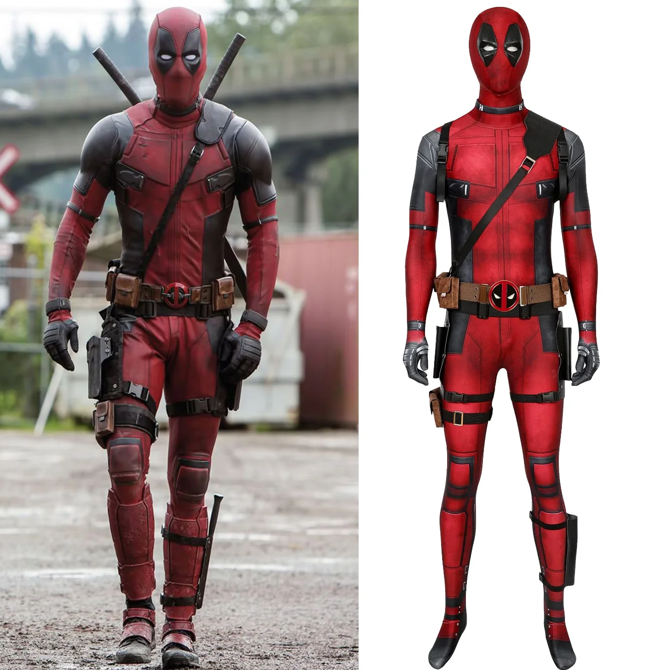 

Daredevil Deadpool Cosplay Costume Matt Murdock Superhero Daredevil 3D Printed Spandex Outfits Halloween Costume Zenzai Suits