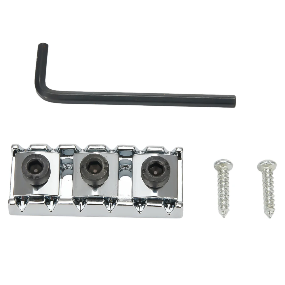 42mm Metal Electric Guitar String Locking Nut With Allen Wrench Screws For Floyd Rose Tremolo Replacement Parts Accessories
42mm Metal Electric Guitar String Locking Nut With Allen Wrench Screws For Floyd Rose Tremolo Replacement Parts Accessories
