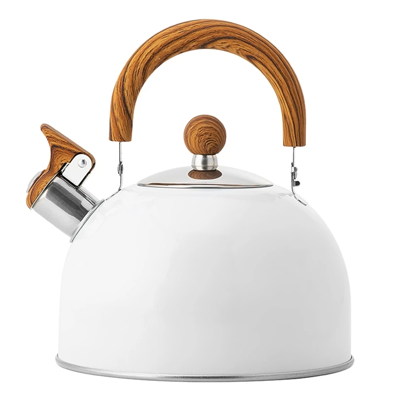 Wate Kettle Stainless Steel Boil White 2.5L Whistle Pot Folding handle Hemispherical Induction Cooker Household Kitchen Supplies
Wate Kettle Stainless Steel Boil White 2.5L Whistle Pot Folding handle Hemispherical Induction Cooker Household Kitchen Supplies