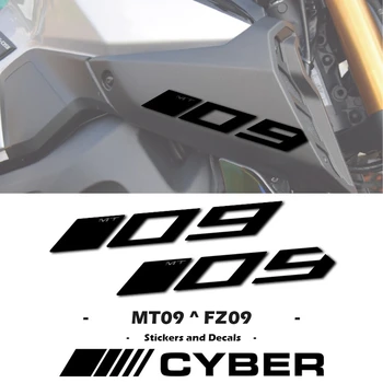 페어링 쉘 스티커 데칼 라인 컷아웃 공기 흡입구 측면 커버, 야마하 MT09 MT-09 SP FZ-09 FZ09 2017 2018 2019 2020