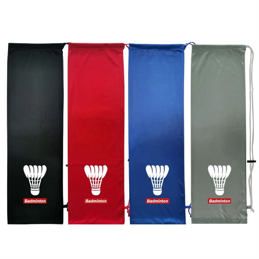 

Карманная сумка для ракеток для бадминтона на шнурке, большая емкость, защитный рукав, фланелевый чехол для теннисных ракеток сумки для ракетки 2