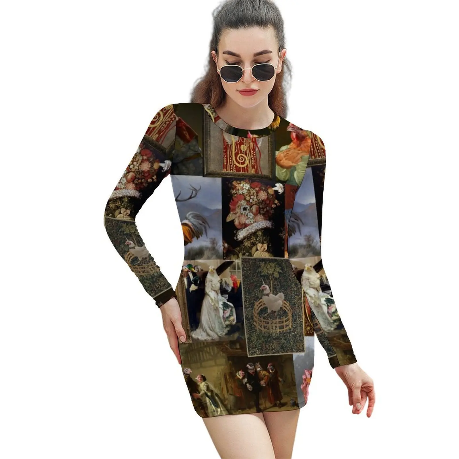 Museum of Fine Art Chickens Highlights Long-Sleeved Sheath Dress Beachwear summer dresses womens 2024 evening dresses ladies
Museum of Fine Art Chickens Highlights Long-Sleeved Sheath Dress Beachwear summer dresses womens 2024 evening dresses ladies