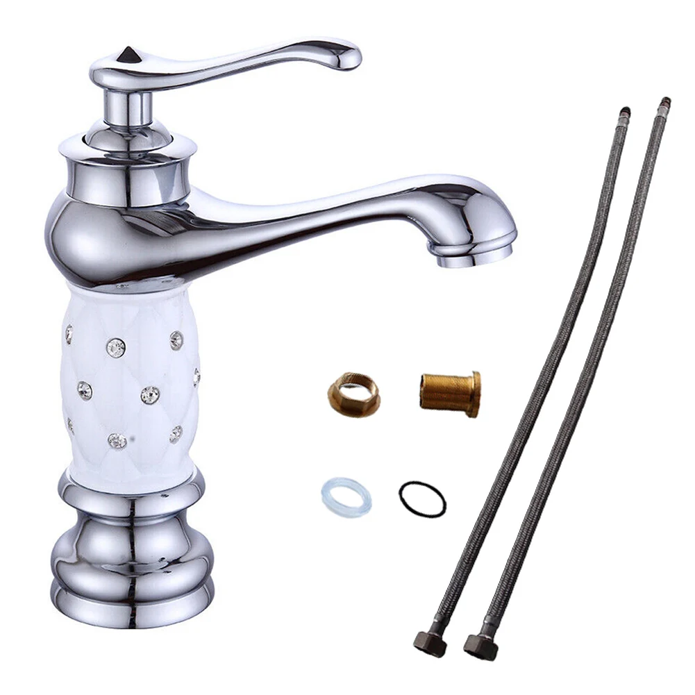 Sink Faucets Connection Hoses Faucet Bathroom Kitchen Chrome-plated Easy To Install Heavy Workmanship Retro Nostalgic
Sink Faucets Connection Hoses Faucet Bathroom Kitchen Chrome-plated Easy To Install Heavy Workmanship Retro Nostalgic