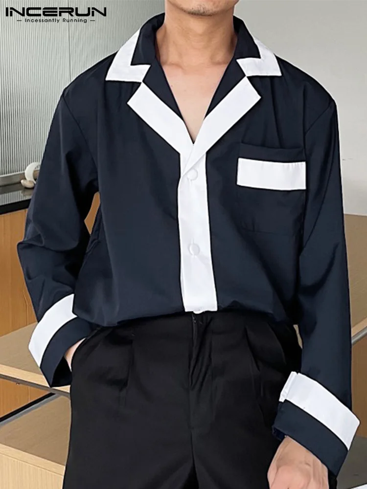 INCERUN Tops 2023 New Men Splicing Long Sleeve Shirts Fashion Casual Male Hot Sale Button Up Party Nightclub Pocket Blouse S-5XL
INCERUN Tops 2023 New Men Splicing Long Sleeve Shirts Fashion Casual Male Hot Sale Button Up Party Nightclub Pocket Blouse S-5XL