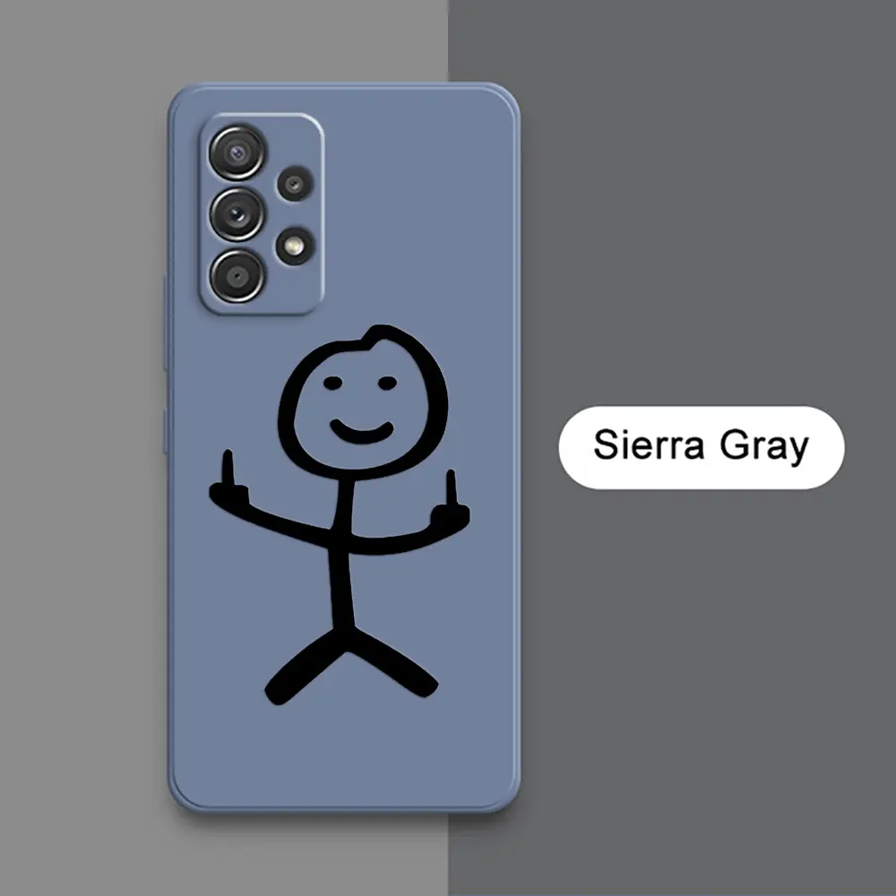 Funny Middle Finger Cute Man A54 Case For Samsung Galaxy A53 A33 A34 A52 A54 A72 A73 A32 A42 A51 A71 4G A7 Liquid Silicone Cover Funny Middle Finger Cute Man A54 Case For Samsung Galaxy A53 A33 A34 A52 A54 A72 A73 A32 A42 A51 A71 4G A7 Liquid Silicone Cover