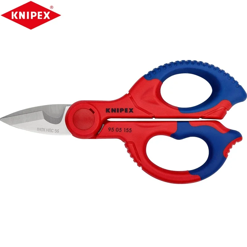 

KNIPEX Multifunctional Scissors For Electricians Dual Material Handle Glass Fiber Reinforced Material 95 05 155 SB