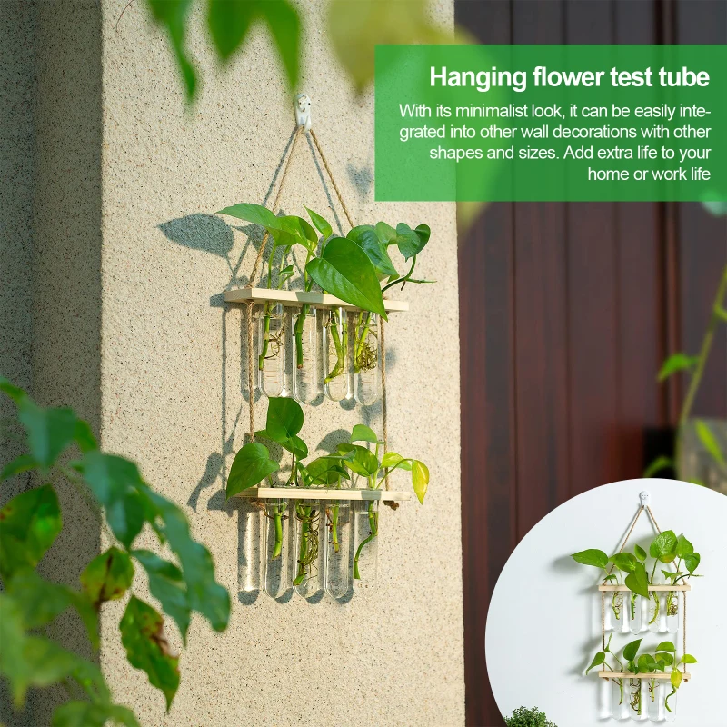 Generic Hanging Propagation Station for Plants Wall Planter Indoor