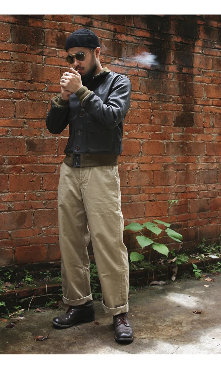 Rugged Bronson Army Chino Trousers 1942 Pattern Khakis Military Style Casual Pants 34 Sca3b9c39c016424cab2f8fb83e7e4ccc8