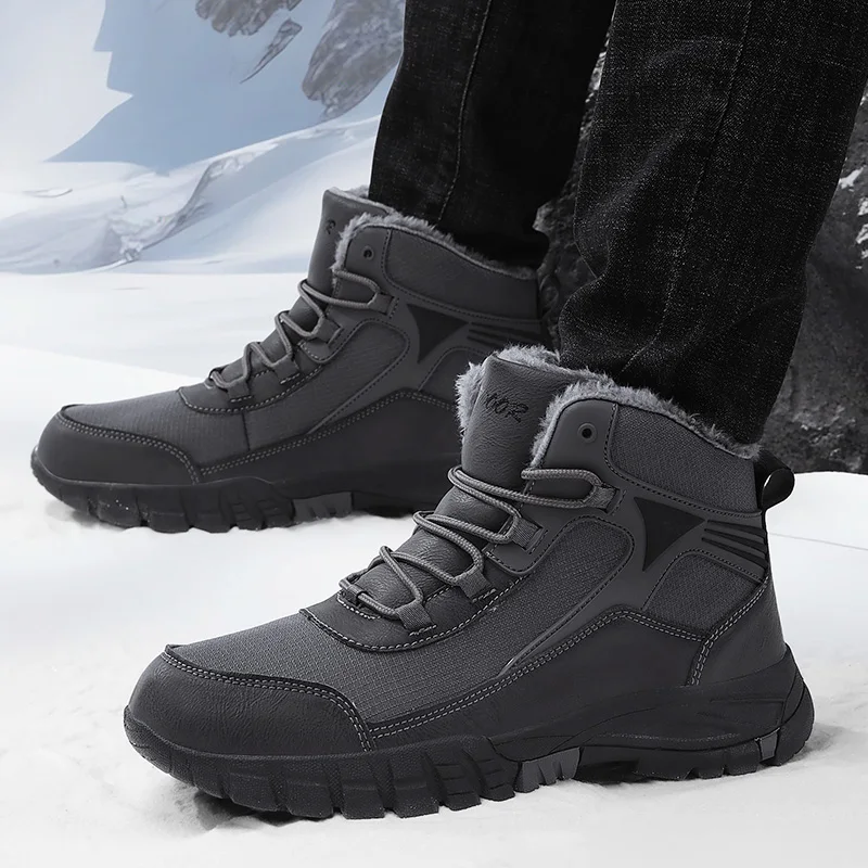 Winter Men Boots outdoor Warm Fur Snow Boots Men Lace Up Men Casual Shoes cotton Male Sneakers men boots Zapatos De Hombre
Winter Men Boots outdoor Warm Fur Snow Boots Men Lace Up Men Casual Shoes cotton Male Sneakers men boots Zapatos De Hombre