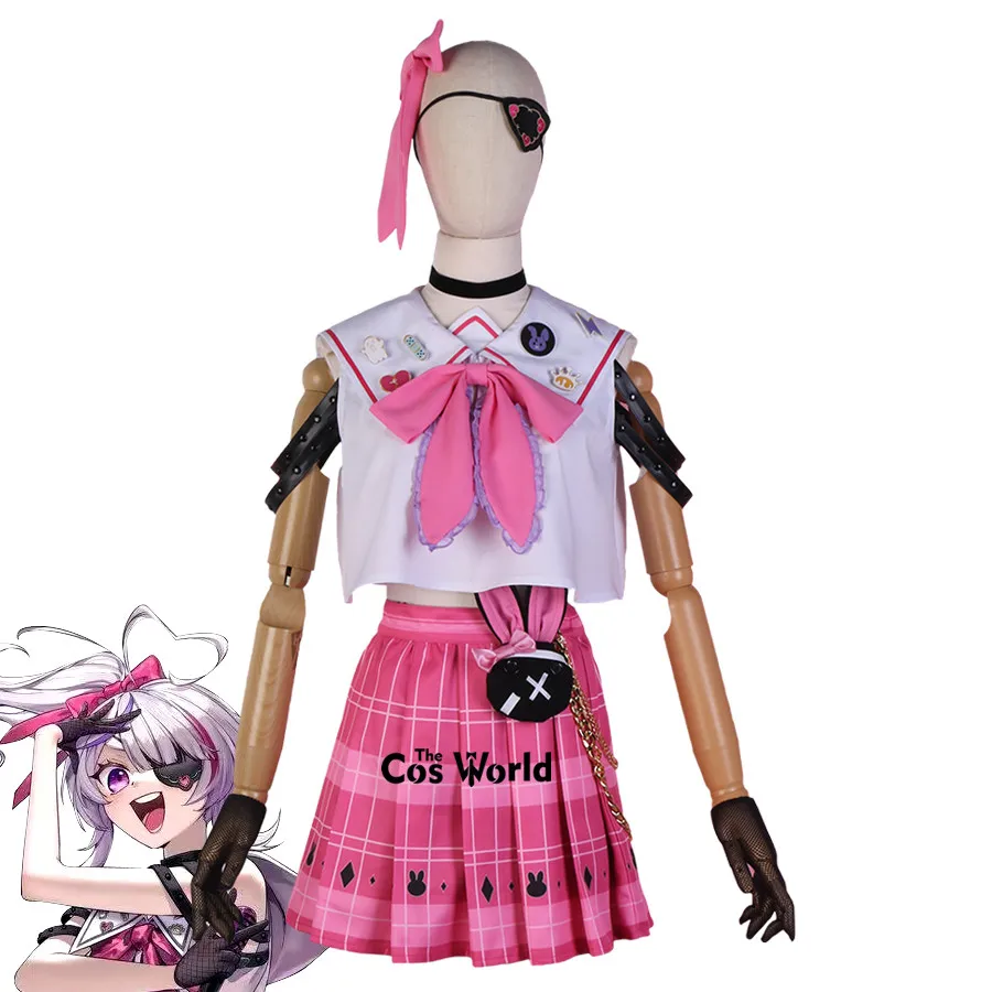 

Virtual YouTuber VTuber Maria Marionette JK School Uniform Outfits Anime Cosplay Costumes