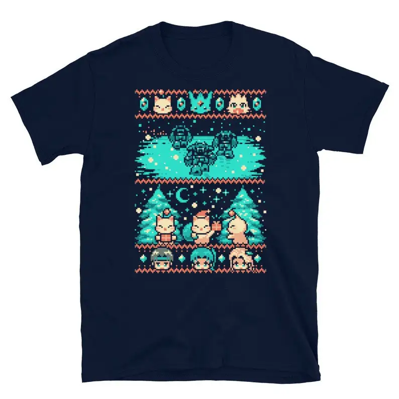 

Winter Fantasy Unisex T-Shirt Adult Regular Fit Crew Necked Tees Cotton Men's Printed Tops