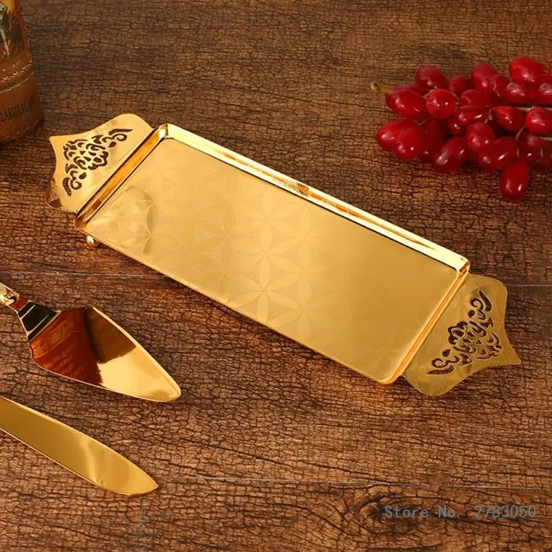Прямоугольный фруктовый поднос, железная Золотая тарелка для закусок, блюдо для свадьбы и домашнего торта
Прямоугольный фруктовый поднос, железная Золотая тарелка для закусок, блюдо для свадьбы и домашнего торта